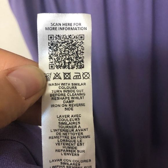 ASOS tiered smock t-shirt midi maxi cotton boho dress purple ash short sleeve -6 - Picture 14 of 16